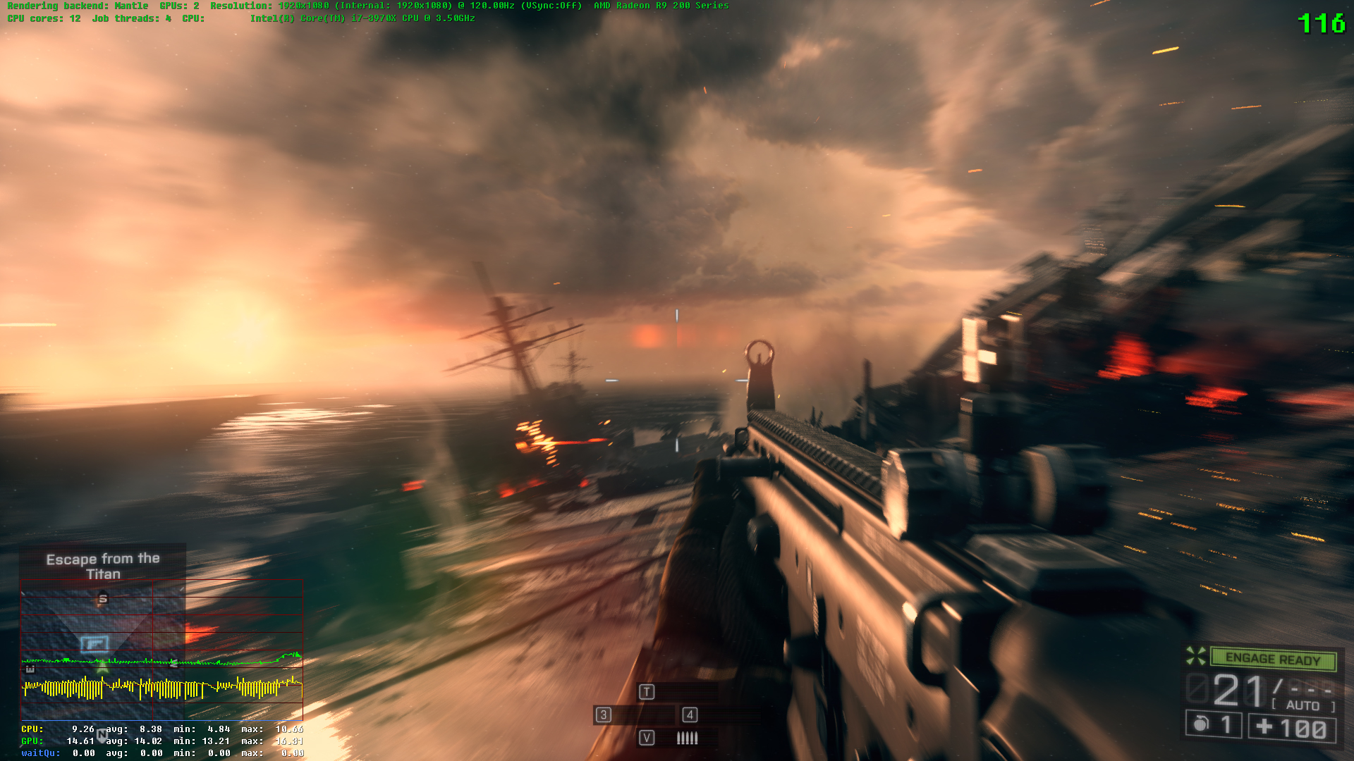 DICE Officially Launches Mantle Update For Battlefield 4 - 1.23 GB