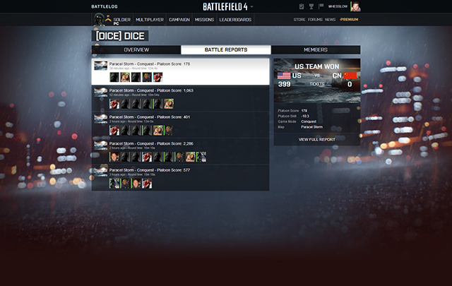 Battlefield 4 Battlelog features explained - Polygon