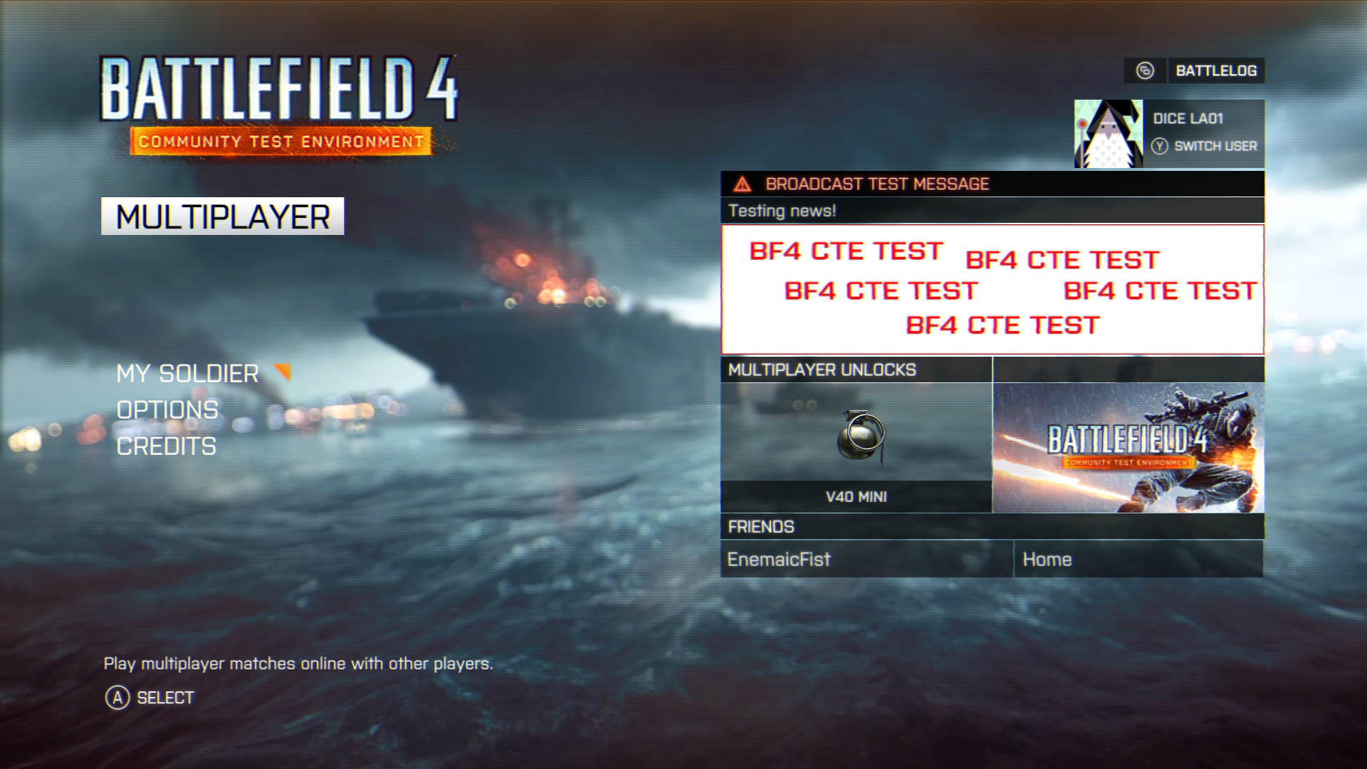 Battlefield 4 Players Can Create and Issue Missions to Friends via Battlelog