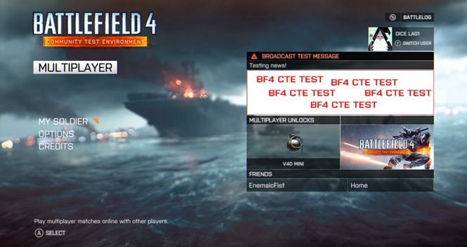 Battlefield Bulletin on X: UPDATE: #BF4 is getting the new UI for #PC this  March!. The release date will be announced soon™ Battlelog will still be  available for #BF4  / X