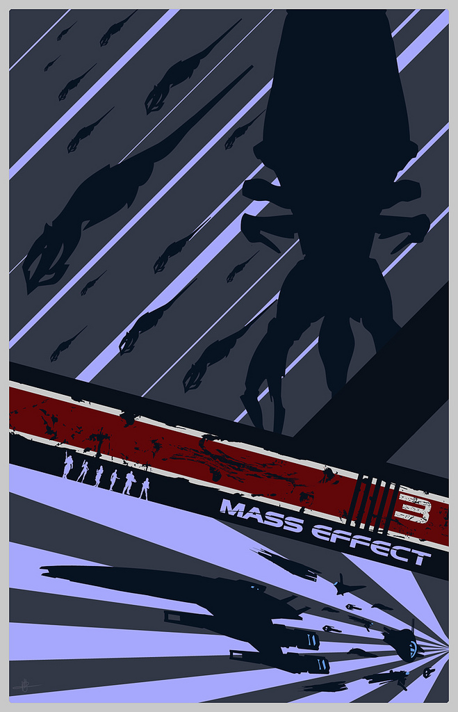 Mass Effect 3 Poster by Firespray1138 Mass Effect 3 Poster by Firespray1138