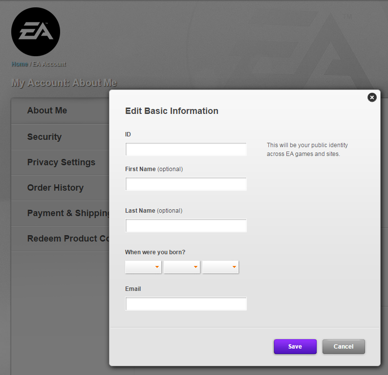 ea origin client