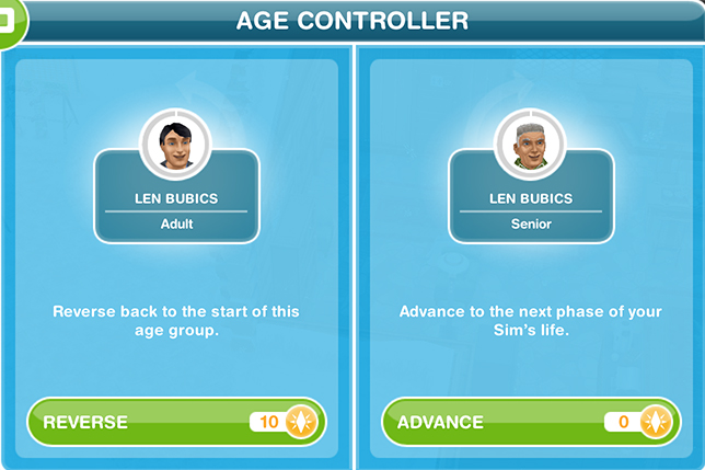Sims Freeplay Open The Age Controller