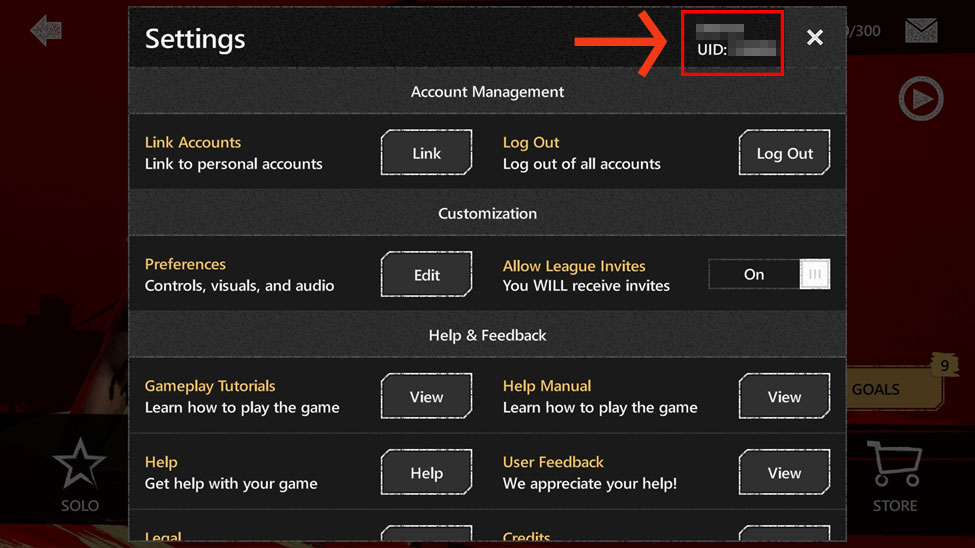 Madden NFL Mobile How to find your Madden NFL Mobile User ID