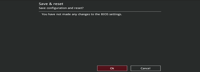 An example of the Exit tab in Advanced Mode of the UEFI BIOS Utility..