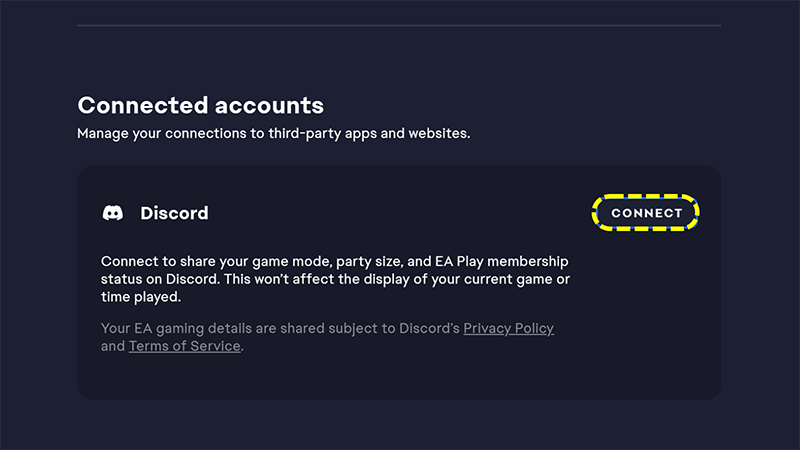 Como conectar o EA app e o Discord