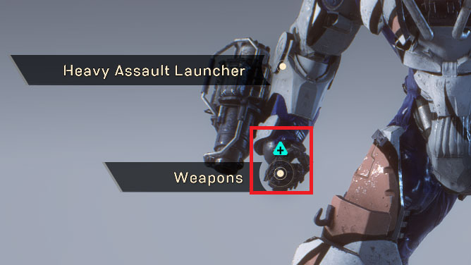 Screenshot showing the new gear available marker in the Forge