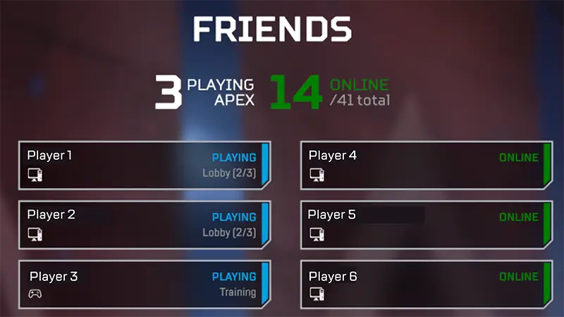 Apex Legends cross progression details