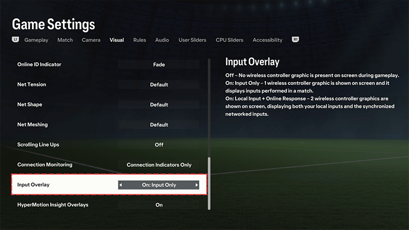 EA SPORTS FC 24 - How to use Input Overlay in EA SPORTS FC™