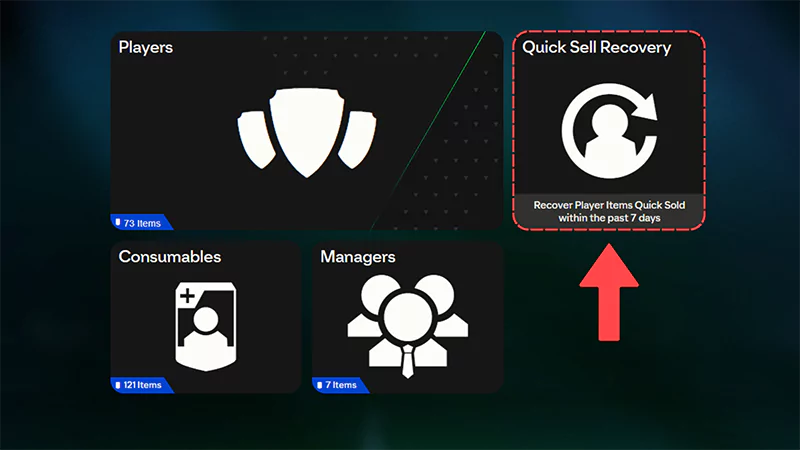EA SPORTS FC 24 - Quick Sell Recovery in EA SPORTS FC™ Web and Companion  Apps