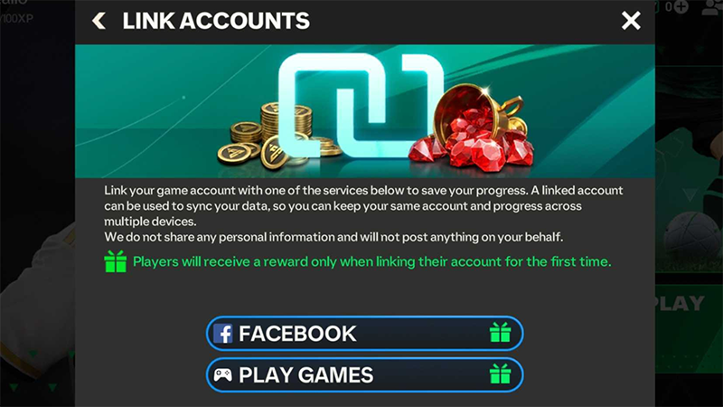 FC Mobile - Link your accounts to save progress in EA SPORTS FC