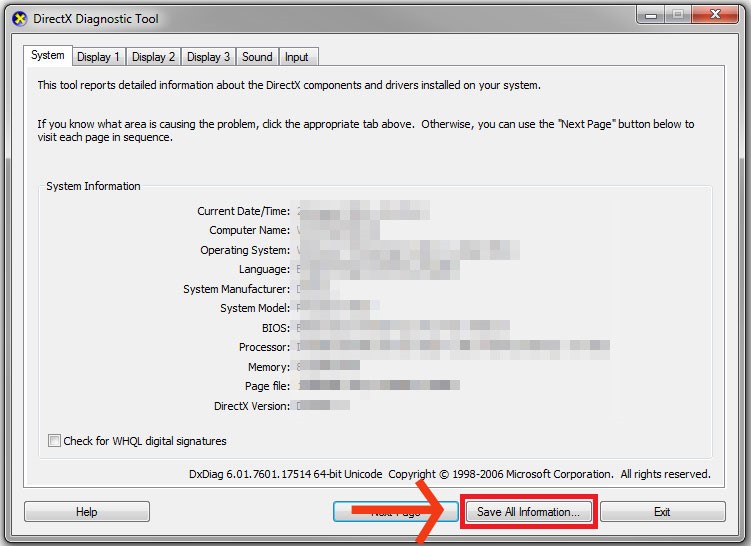 How To Gather Information On Your Pc Using Dxdiag