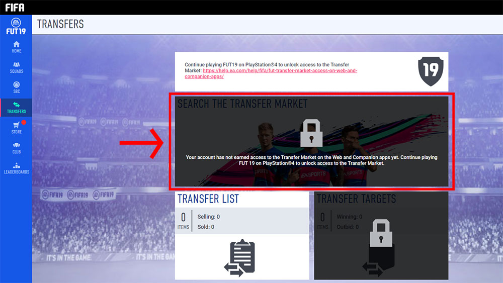 Fut Web App bloqueado - Answer HQ