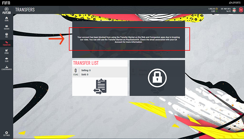 FUT Web App FIFA, Software