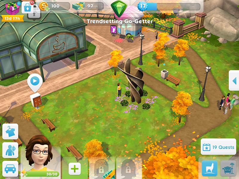 Sims Mobile Comprar artículos Los Sims Móvil