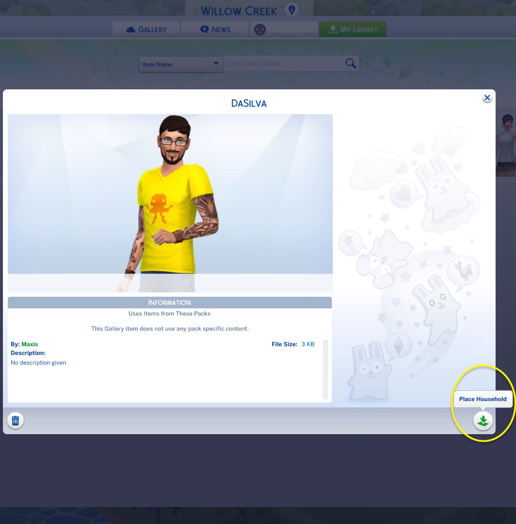 KnySims: Galeria Online