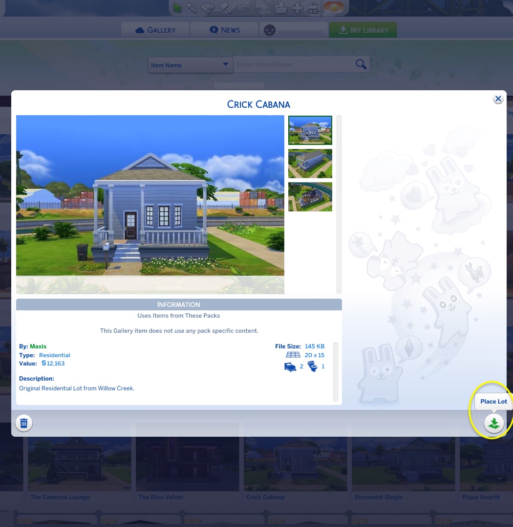 KnySims: Galeria Online